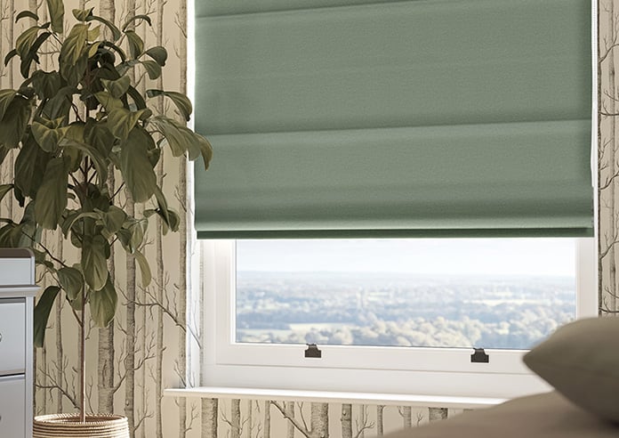 Stamford, Celedon - Twist&Fit Roman Blind - Image 5